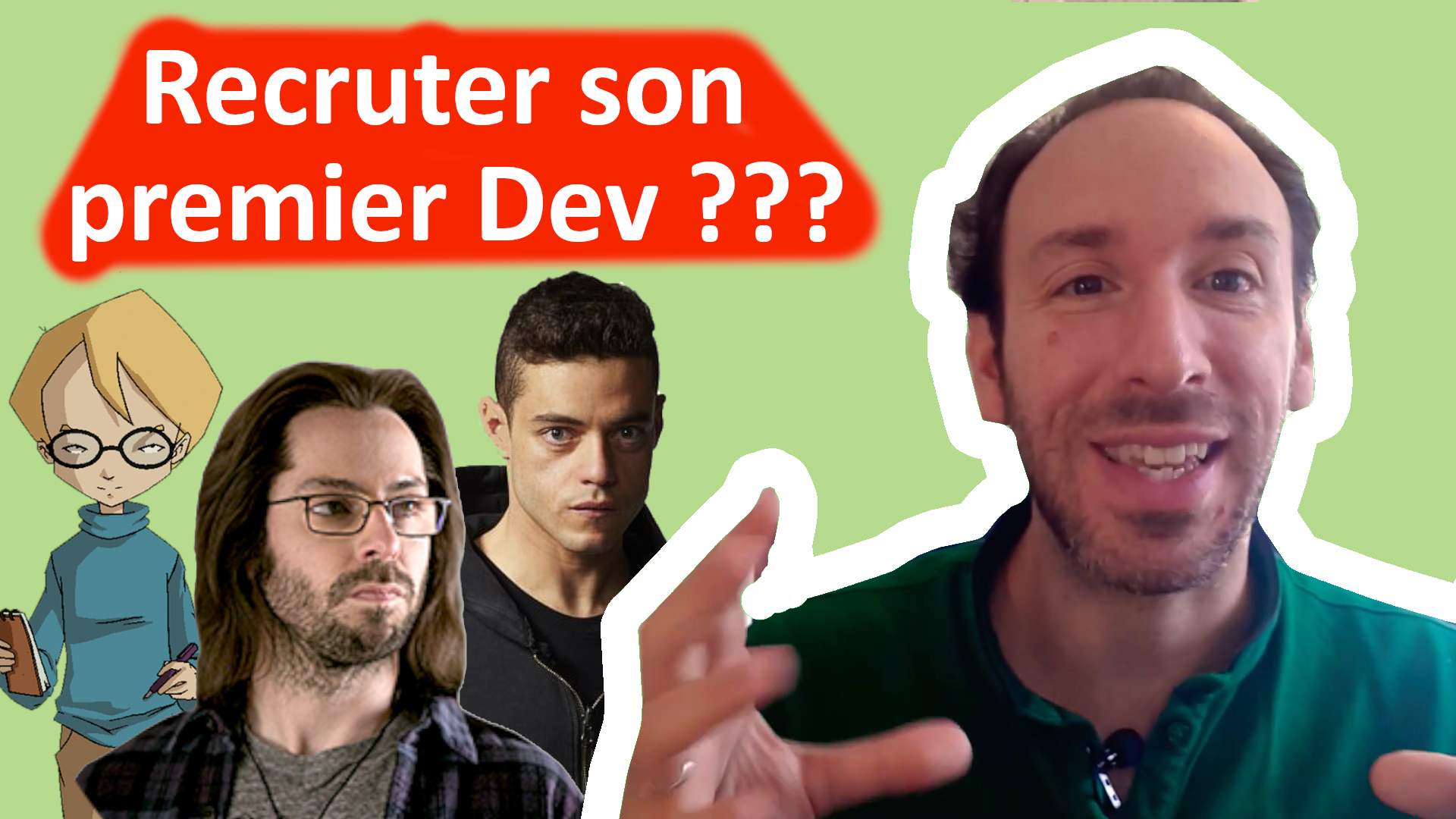 Vignette vidéo recruter son premier dev cto