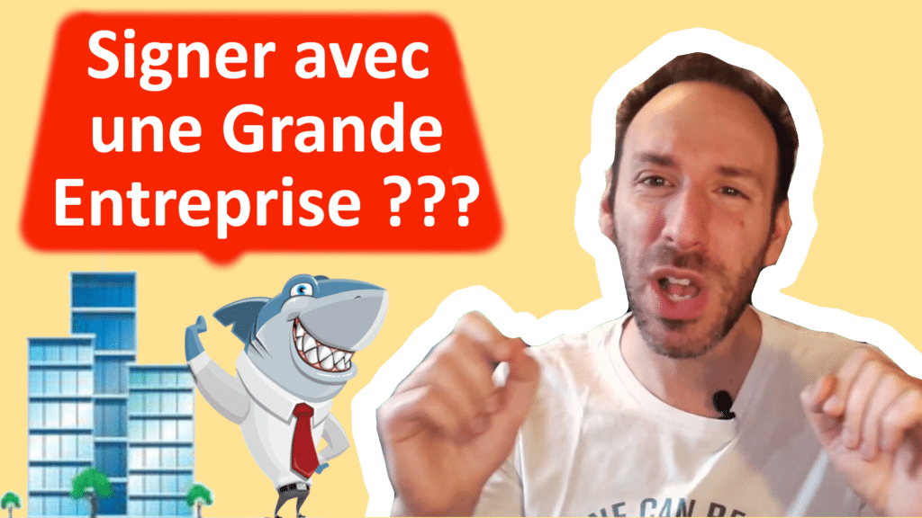 Vignette vidéo signer avec une grande entreprise