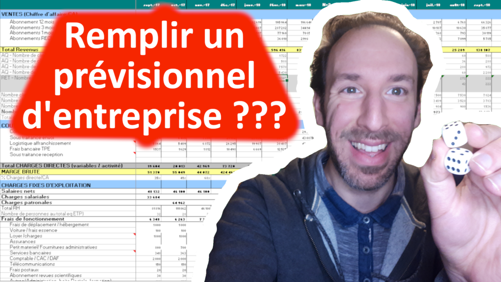 Vignette vidéo remplir un previsionnel d entreprise